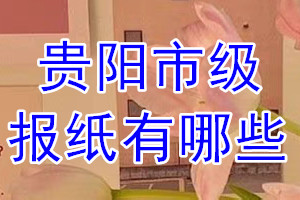 貴陽(yáng)市級(jí)報(bào)紙有哪些